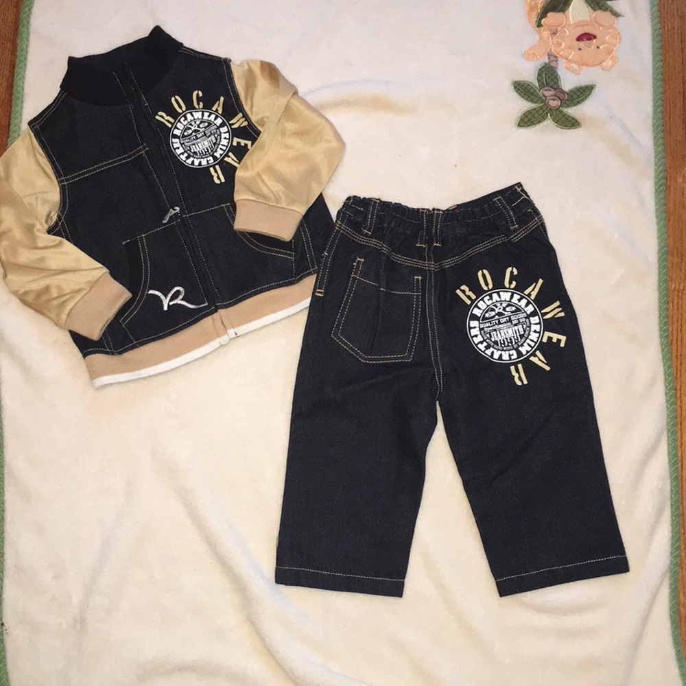 Rocawear Two Piece Denim Set